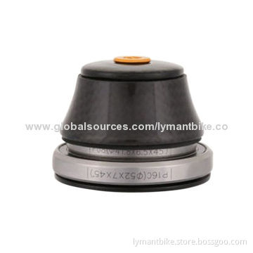 Bicycle Headset, Made of Carbon Fiber Cover, Semi-Integrated, Thread-less for MTB and Road Bike